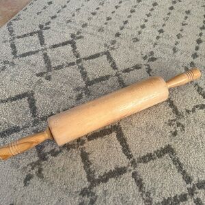 Large Vintage Vic Firth Mfg Inc. Solid Maple Rolling Pin 21” Made in Maine USA
